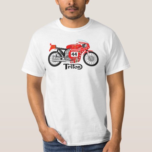 Klassisches Radfahrert-shirt Triton T-Shirt (Vorderseite)