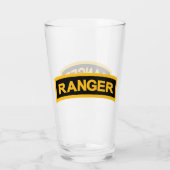Klassisches Ranger Tab-Bier-Glas Glas (Rückseite)