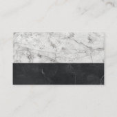 Klassisches Real Anwesen Logo | Marmorstein Visitenkarte (Rückseite)