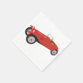 Klassisches Red Car Paper Napkins Serviette (Ecke)