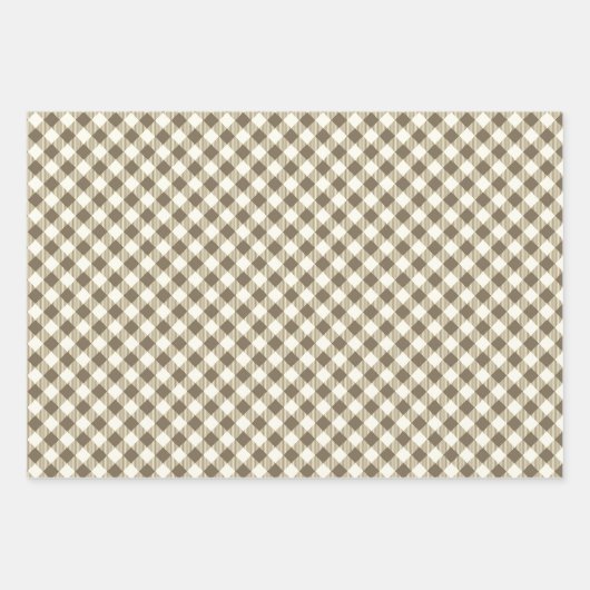 Klassisches Red Gingham Country Pattern Geschenkpapier Set (Vorderseite 2)
