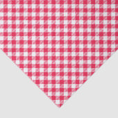 Klassisches Red Gingham Country Pattern Seidenpapier (Ausschnitt)