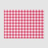 Klassisches Red Gingham Country Pattern Seidenpapier (Vorderseite)