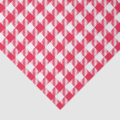 Klassisches Red Gingham Country Pattern Seidenpapier (Ausschnitt)