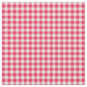Klassisches Red Gingham Country Pattern Stoff (Nahaufnahme)