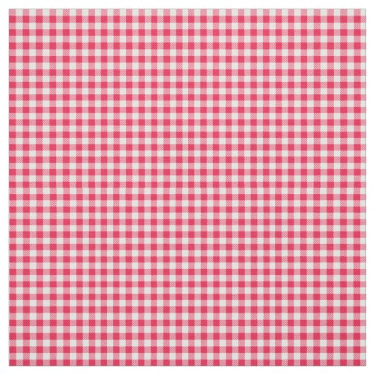 Klassisches Red Gingham Country Pattern Stoff (Muster)