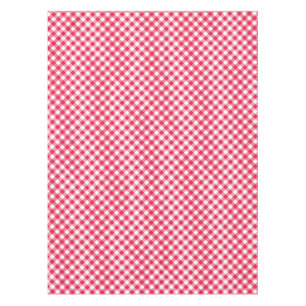 Klassisches Red Gingham Country Pattern Tischdecke