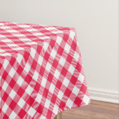 Klassisches Red Gingham Country Pattern Tischdecke (Beispiel)