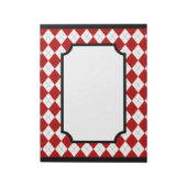 Klassisches Red Raute Kitchen Notepad Notizblock (Rotiert)