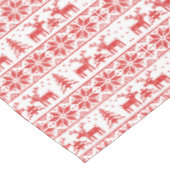 Klassisches Ren Weihnachten. Muster Tischdecke (Schrägansicht)