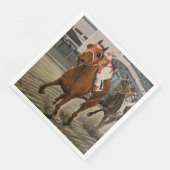 Klassisches Rennen, bei dem der Unterlegene gewinn Serviette (Ecke)