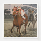 Klassisches Rennen, bei dem der Unterlegene gewinn Serviette (Vorderseite)