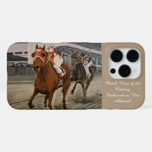 Klassisches Rennpferd erfreut Besitzer im Match Ra iPhone 16 Pro Max Hülle