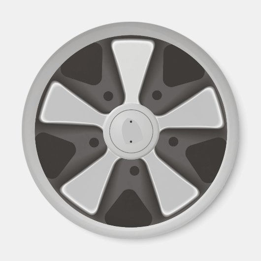 Klassisches Rennrad für Sportwagen auf 911 Magnet (Vorne)