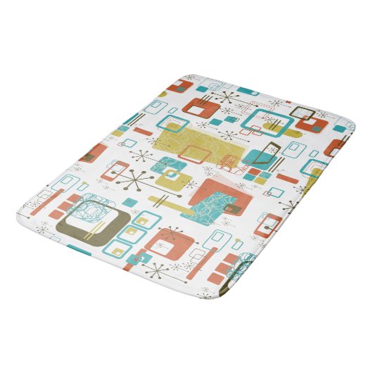 Klassisches Retro Badematte (Schrägansicht)