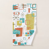 Klassisches Retro Badhandtuch Set (Handtuch)