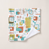 Klassisches Retro Badhandtuch Set (Waschlappen)