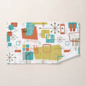 Klassisches Retro Badhandtuch Set (Handtuch)