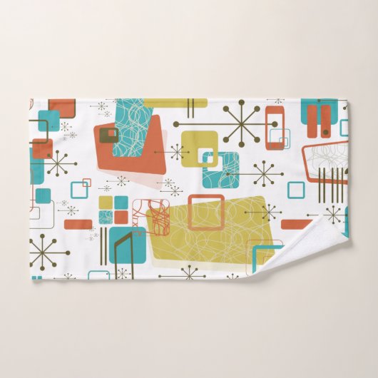 Klassisches Retro Badhandtuch Set (Handtuch)