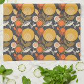 Klassisches Retro Blumenmuster Geschirrtuch (Gefaltet)