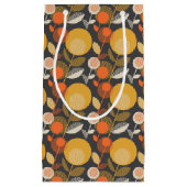 Klassisches Retro Blumenmuster Kleine Geschenktüte (Vorderseite)