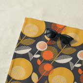 Klassisches Retro Blumenmuster Strandtuch (Beispiel)