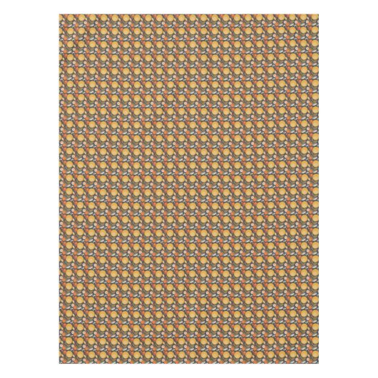 Klassisches Retro Blumenmuster Tischdecke (Vorderseite)