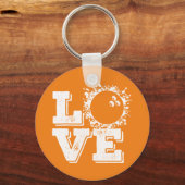 Klassisches Retro-Bowling-Vintages T-Shirt Schlüsselanhänger (Vorderseite)