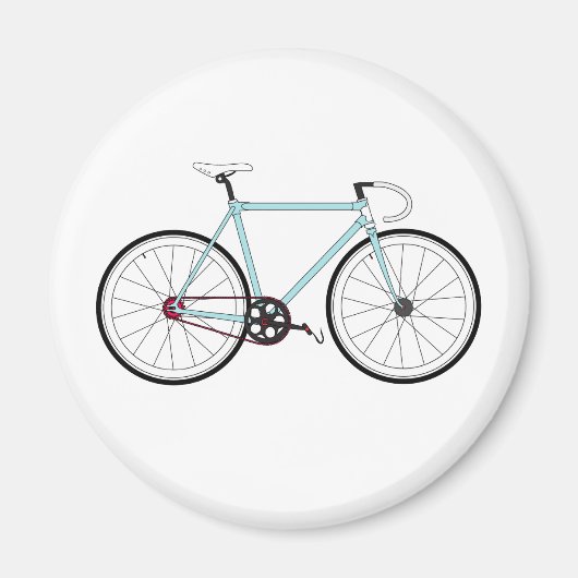 Klassisches Retro-Fahrrad Magnet (Vorne)