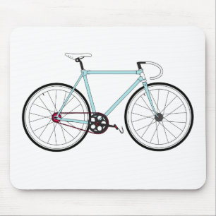Klassisches Retro Fahrrad Mousepad
