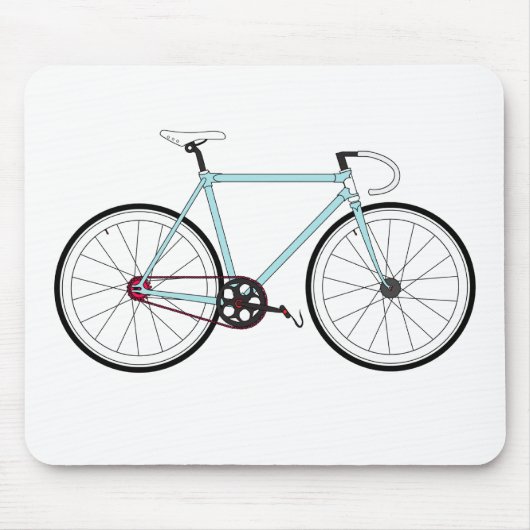 Klassisches Retro Fahrrad Mousepad (Vorne)