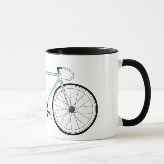 Klassisches Retro Fahrrad Tasse (Rechts)