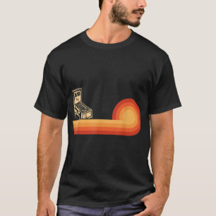 Klassisches Retro-Flipper für Männer Vintage-Arcad T-Shirt
