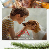 klassisches Retro-Foto Feiertagskarte