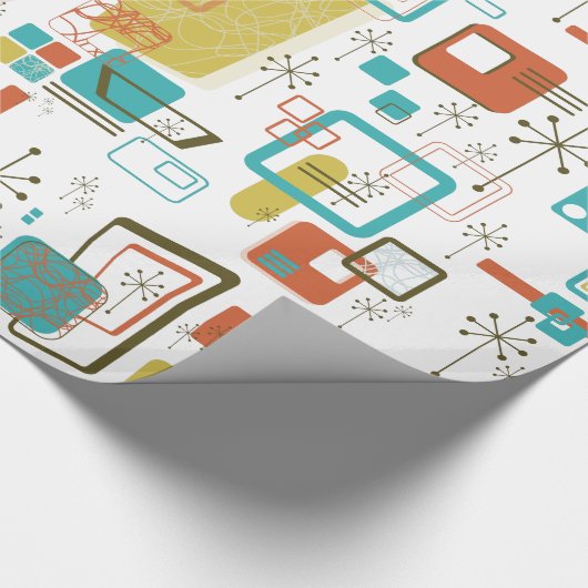 Klassisches Retro Geschenkpapier (Ecke)