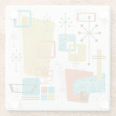 Klassisches Retro Glasuntersetzer (Rückseite)