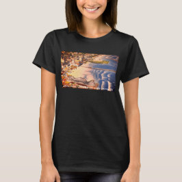 Klassisches Retro Long Beach (Kalifornische Küsten T-Shirt