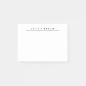 Klassisches Retro Minimalistisch Beruflich Post-it Klebezettel (Vorderseite)
