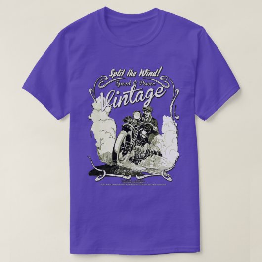 Klassisches Retro-Motorrad-Geschenk T-Shirt (Design vorne)