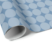 Klassisches Retro Polka Dot Wrapping Paper Geschenkpapier (Rolleneckpunkt)