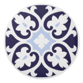 Klassisches Retro Portugiesisches Mittelmeer Marin Keramikknauf (Vorderseite)