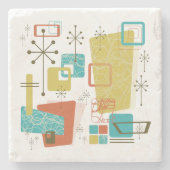 Klassisches Retro Steinuntersetzer (Vorderseite)