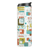 Klassisches Retro Thermosbecher (Nach links gedreht)