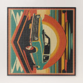 Klassisches Retro-Vintage-Poster Puzzle (Horizontal)