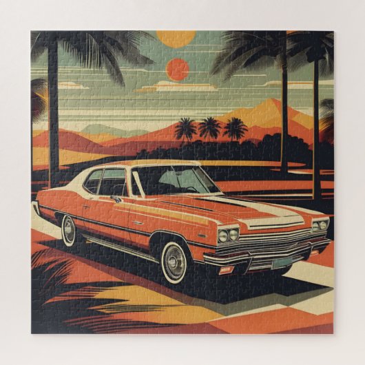 Klassisches Retro-Vintage-Poster Puzzle (Vertikal)