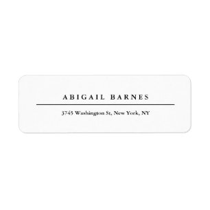 Klassisches Retro weißes Minimalistisches