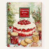 Klassisches Rezept Notebook - personalisiertes Ges Notizblock (Vorderseite)