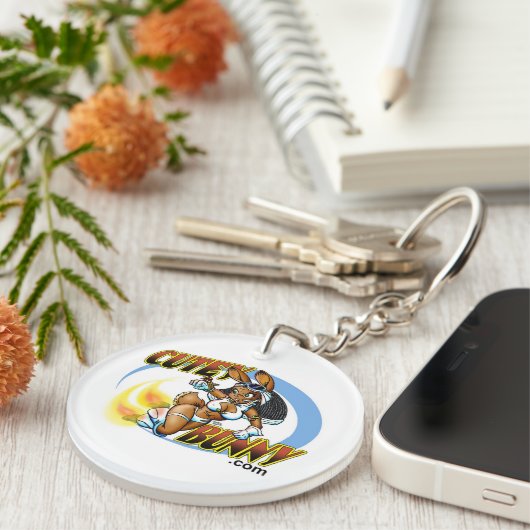 KLASSISCHES ROCKET-HÄSCHEN! SCHLÜSSELANHÄNGER (Vorderseite rechts)