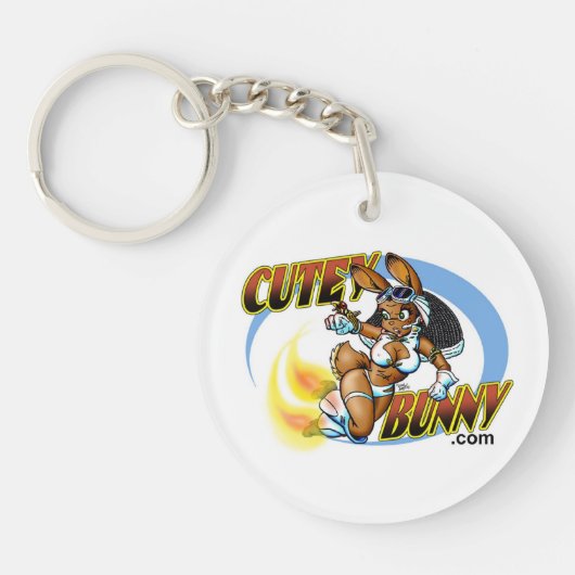 KLASSISCHES ROCKET-HÄSCHEN! SCHLÜSSELANHÄNGER (Vorderseite)