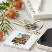 Klassisches Rom Italien Kolosseum Historisch Schlüsselanhänger (Vorderseite rechts)